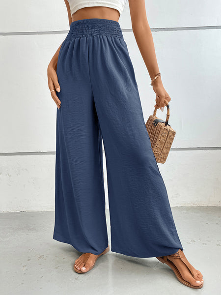 Perfee Wide Leg Pants with Pockets - Image 13