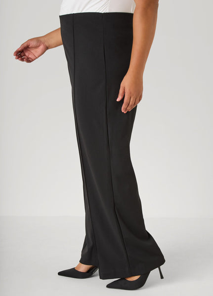 Seamed High Waist Wide Leg Pants - Image 6