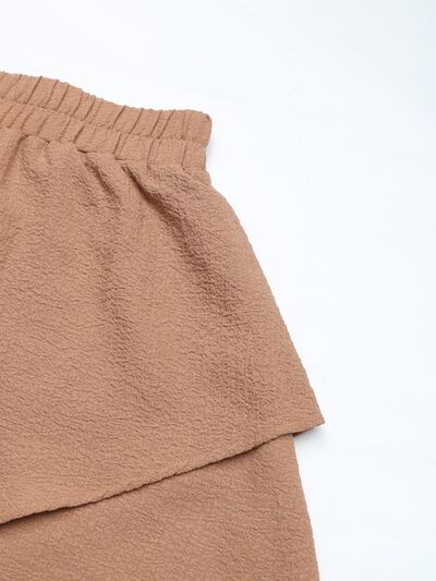 Perfee Tied Layered Shorts - Image 7