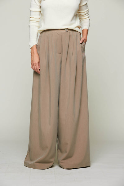 Maxine Pleated Detail Wide Leg Pants - Image 4