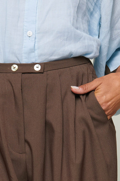 Maxine Pleated Detail Wide Leg Pants - Image 12