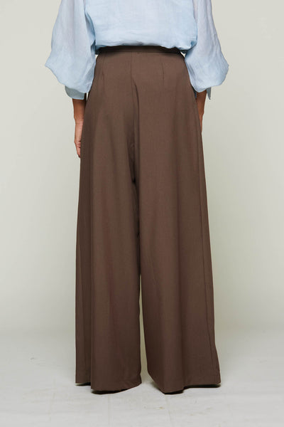 Maxine Pleated Detail Wide Leg Pants - Image 13