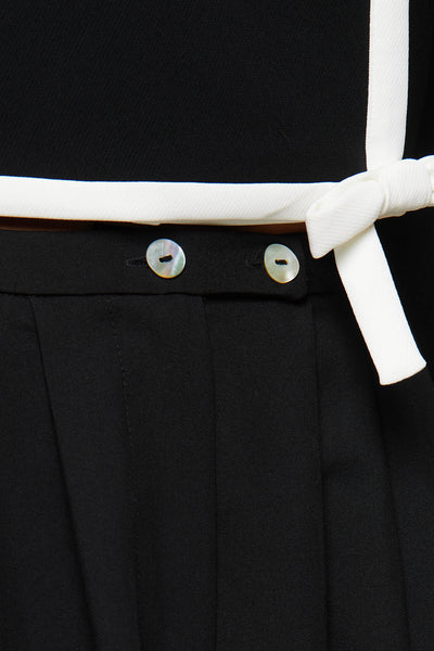 Maxine Pleated Detail Wide Leg Pants - Image 8