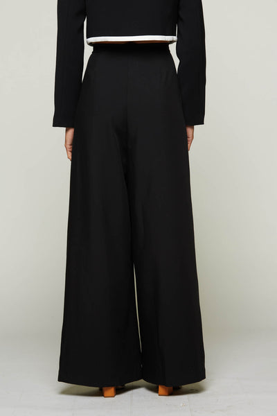 Maxine Pleated Detail Wide Leg Pants - Image 9
