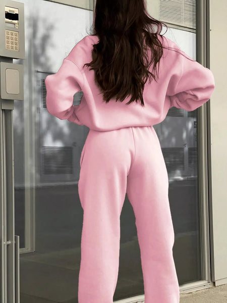 Half Zip Sweatshirt and Pants Set - Image 18