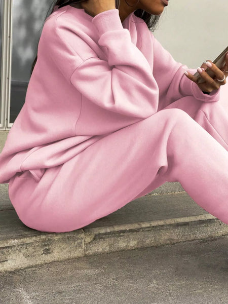 Half Zip Sweatshirt and Pants Set - Image 20