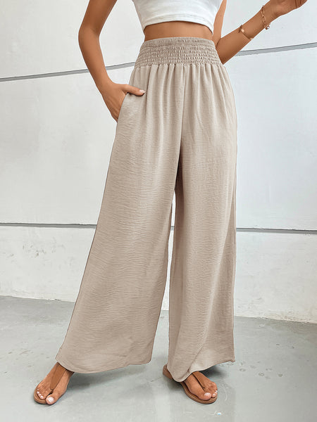 Perfee Wide Leg Pants with Pockets - Image 5