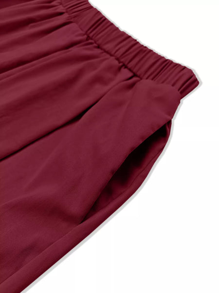 Wide Leg Pleated Detail Pants - Image 31