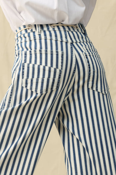 High Rise Drawstring Wide Leg Pants - Image 7