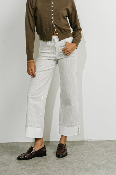 Camille Striped Wide Leg Pants - Image 3