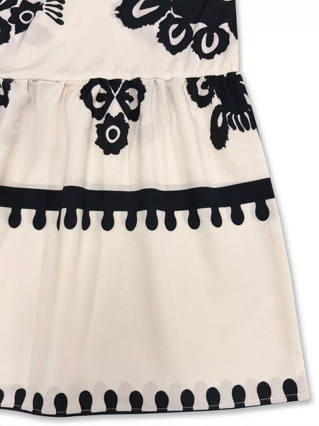 Bohemian Print Tiered Midi Dress - Image 5
