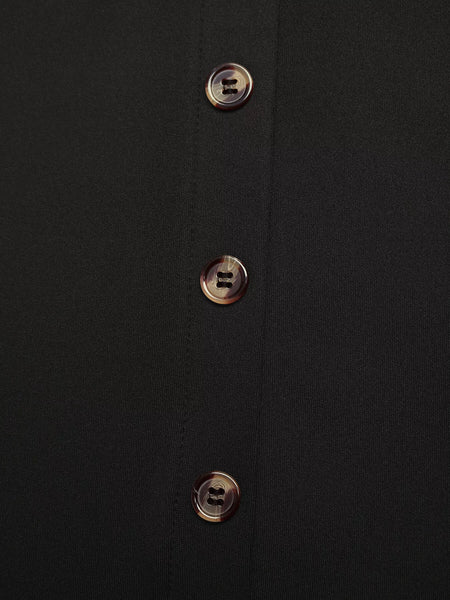 Button-Front Midi Skirt with Pockets - Image 7