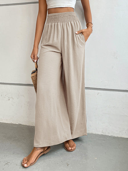 Perfee Wide Leg Pants with Pockets - Image 8