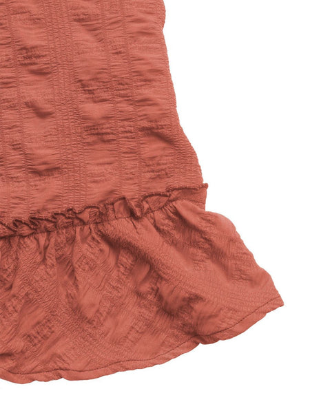 Perfee Texture Square Neck Wide Strap Mini Dress - Image 9