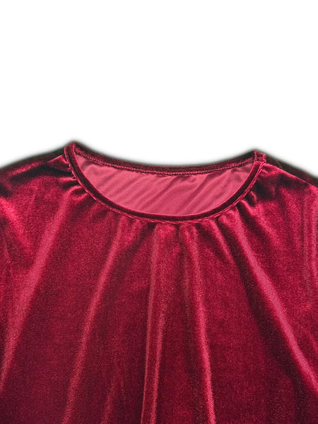 Velvet Long Sleeve Maxi Dress - Image 5