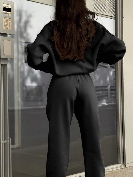 Half Zip Sweatshirt and Pants Set - Image 6