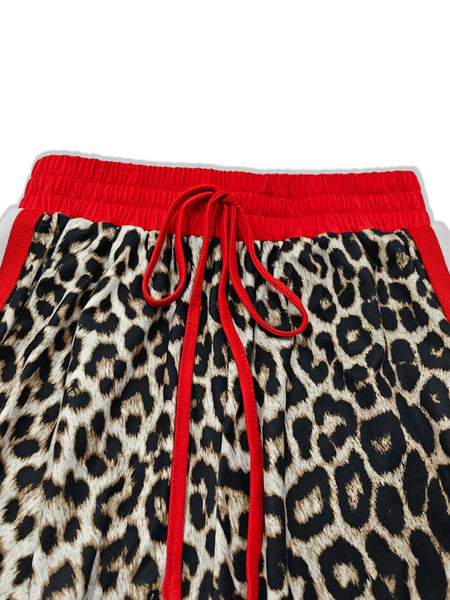Leopard Round Neck Top and Pants Two-Piece Set - Image 13
