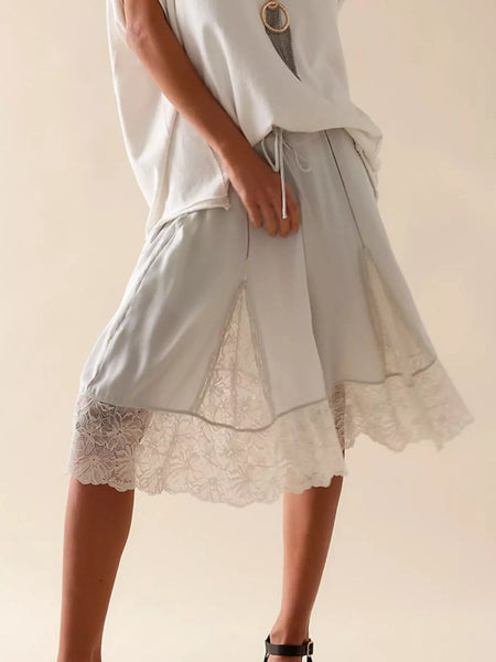 Lace Detail Shorts - Image 25