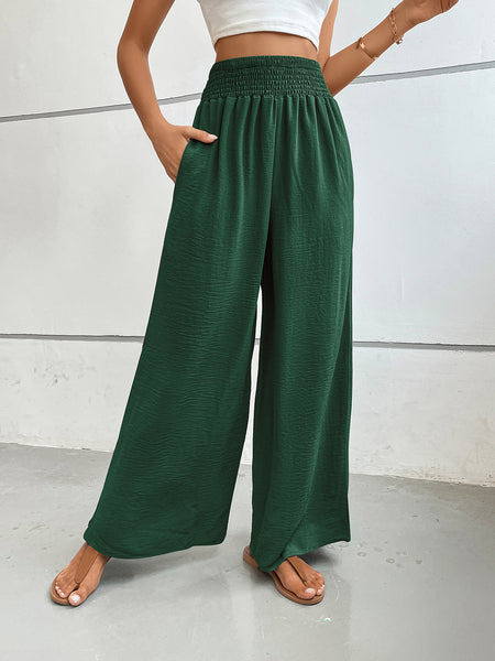Perfee Wide Leg Pants with Pockets - Image 20
