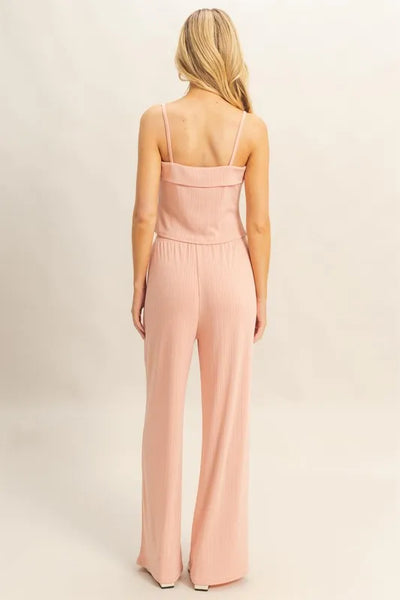 HYFVE Rib Knit Cami Top and Pants Set - Image 4