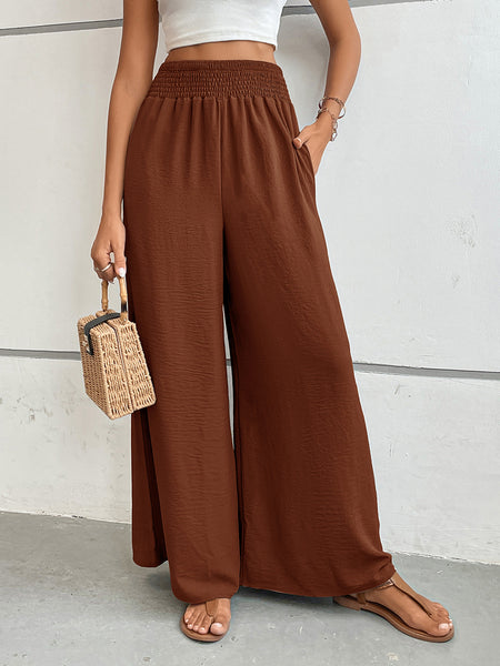 Perfee Wide Leg Pants with Pockets - Image 4