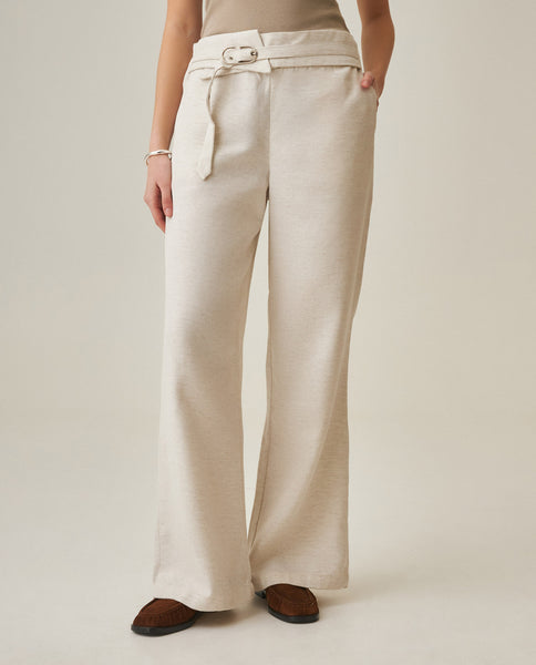 Women's Palazzo Pants - Raw