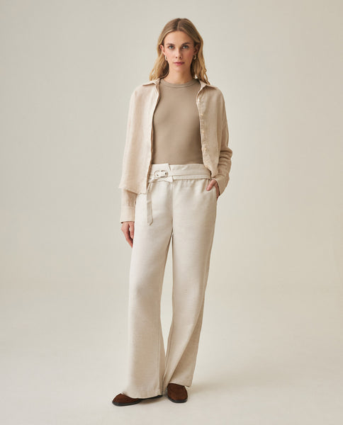 Women's Palazzo Pants - Raw - Image 2