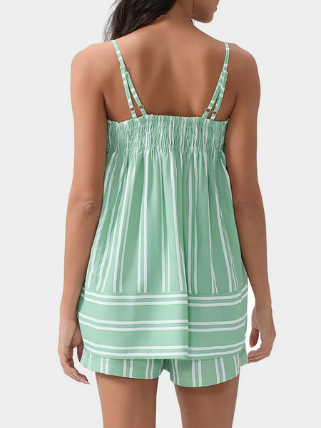 Smocked Square Neck Cami and Shorts Set - Image 6