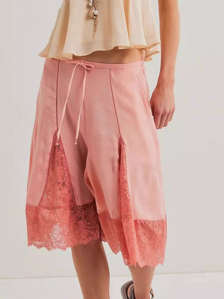 Lace Detail Shorts - Image 3