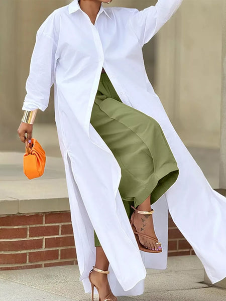 Wide Leg Pleated Detail Pants - Image 24