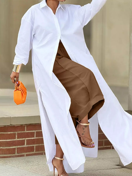 Wide Leg Pleated Detail Pants - Image 14