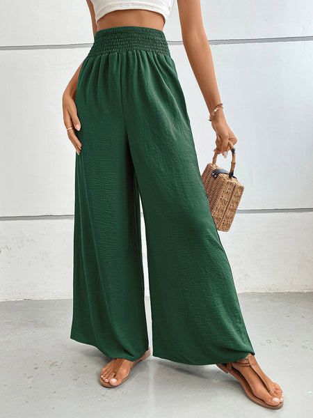 Perfee Wide Leg Pants with Pockets - Image 15