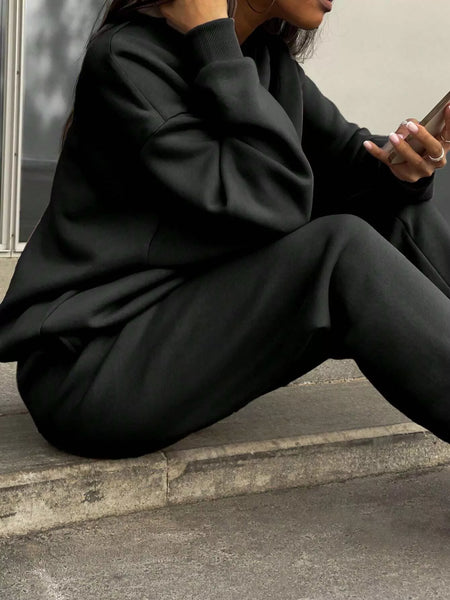Half Zip Sweatshirt and Pants Set - Image 8