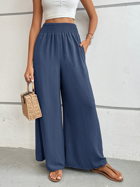 Perfee Wide Leg Pants with Pockets - Image 10