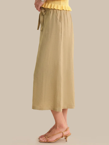 Tie Waist Midi Skirt - Image 3