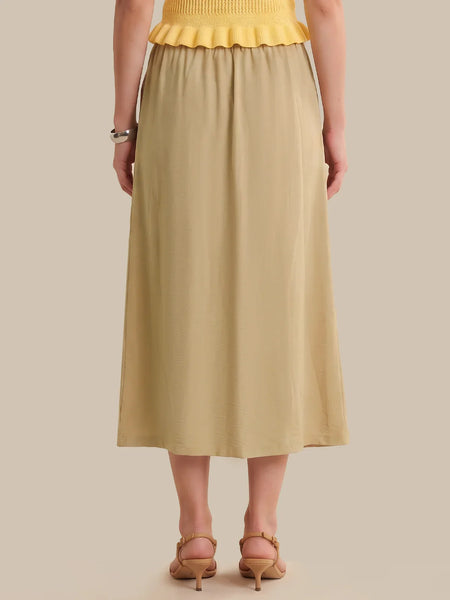 Tie Waist Midi Skirt - Image 2