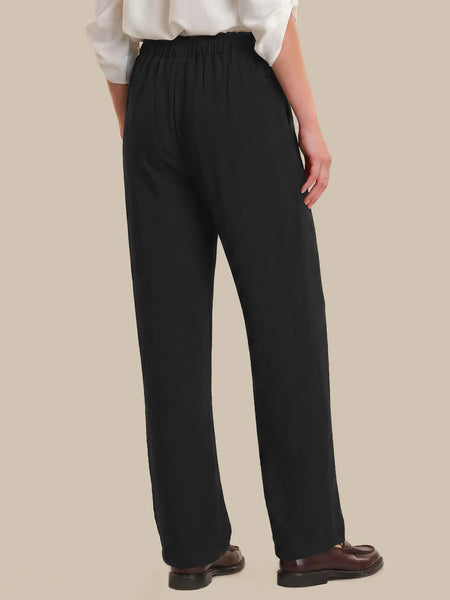 Drawstring Wide Leg Pants - Image 2