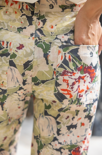 Floral Wide-Leg Statement Pants - Image 4