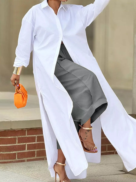Wide Leg Pleated Detail Pants - Image 9