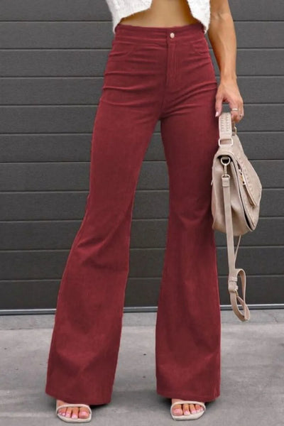 Full Size Hight Waist Bootcut Pants Plus Size - Image 4