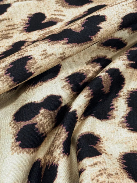 Leopard Print One-Shoulder Top and Pants Set - Image 4