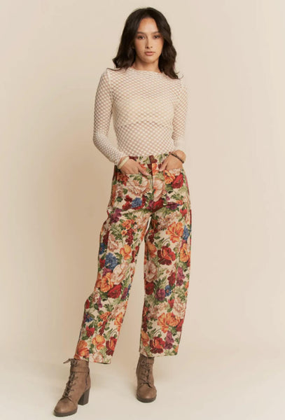 The Vintage Bloom Trouser Pants