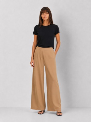 Pull-on Wide Leg Pants