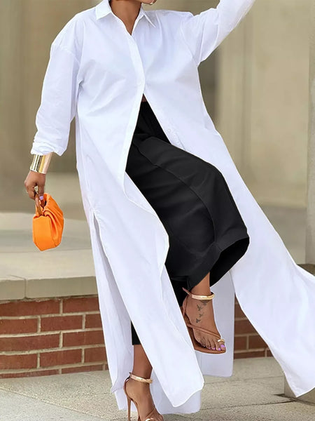 Wide Leg Pleated Detail Pants - Image 4