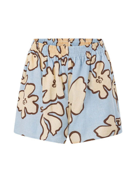 Printed Button Up Shirt and Shorts Set - Image 4