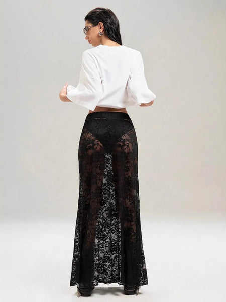Lace Maxi Skirt - Image 4