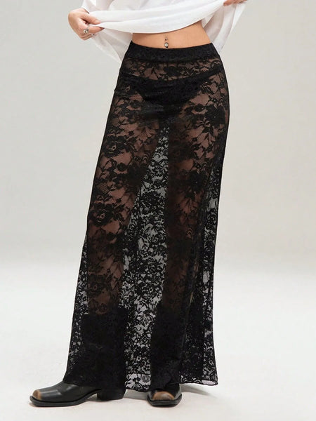 Lace Maxi Skirt - Image 2