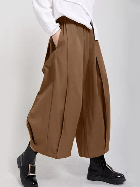 Wide Leg Pleated Detail Pants - Image 10