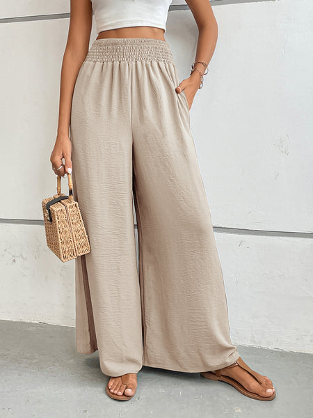 Perfee Wide Leg Pants with Pockets - Image 7