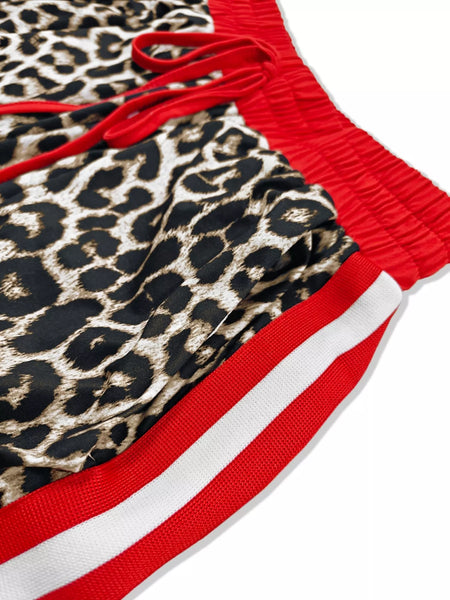 Leopard Round Neck Top and Pants Two-Piece Set - Image 15